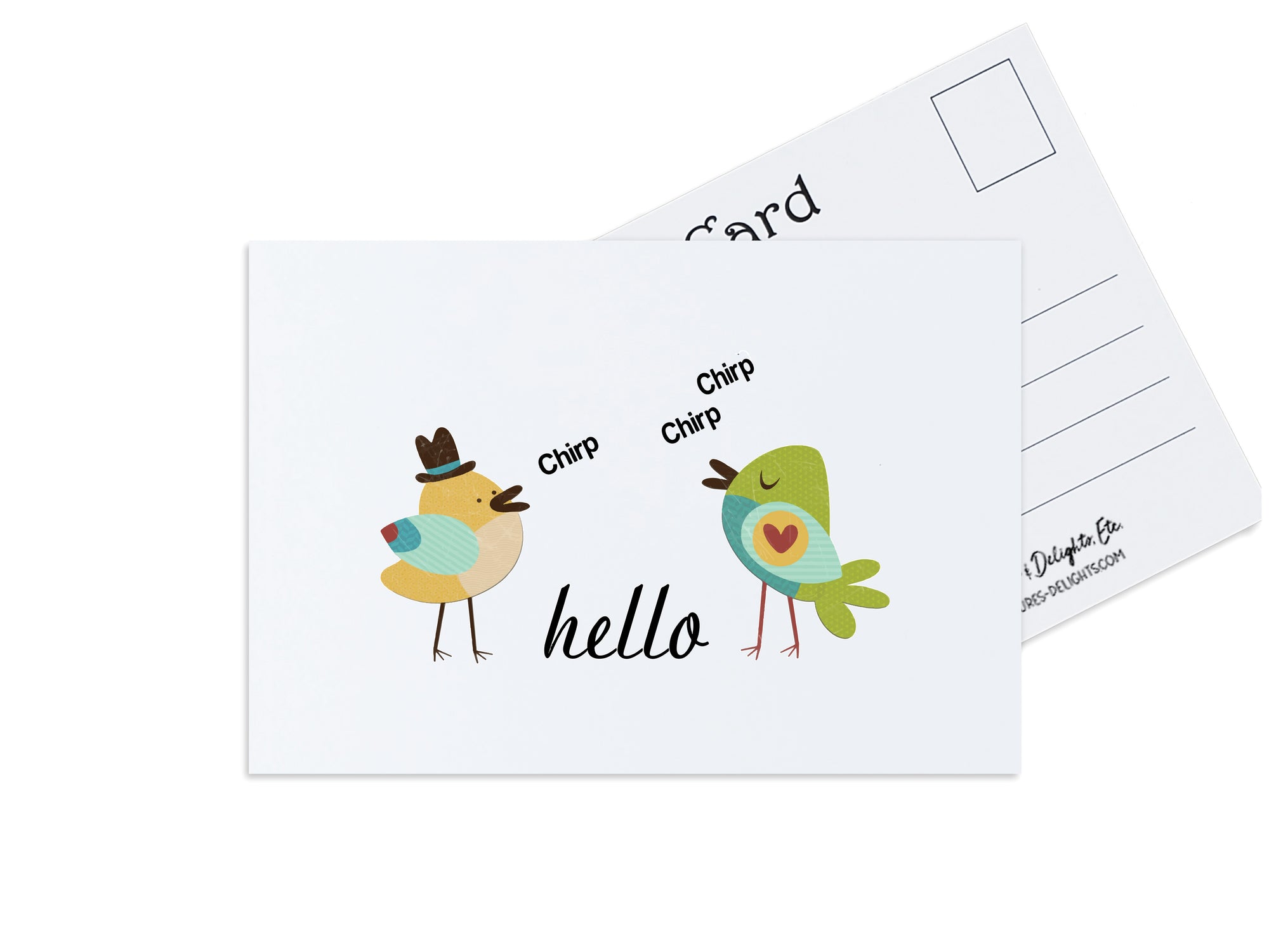 Hello Birdie Postcard Set