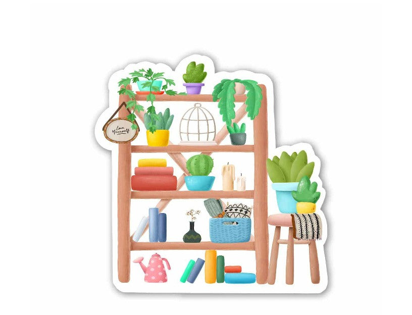Houseplant Shelf Sticker