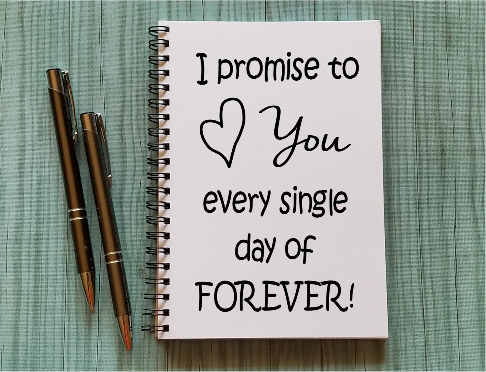 I promise to love Journal