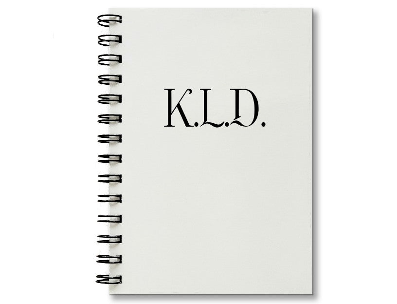 Personalized Notebook - Initials
