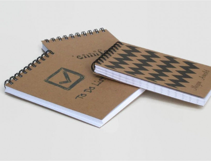 Chevron Spiral Memo Notepad