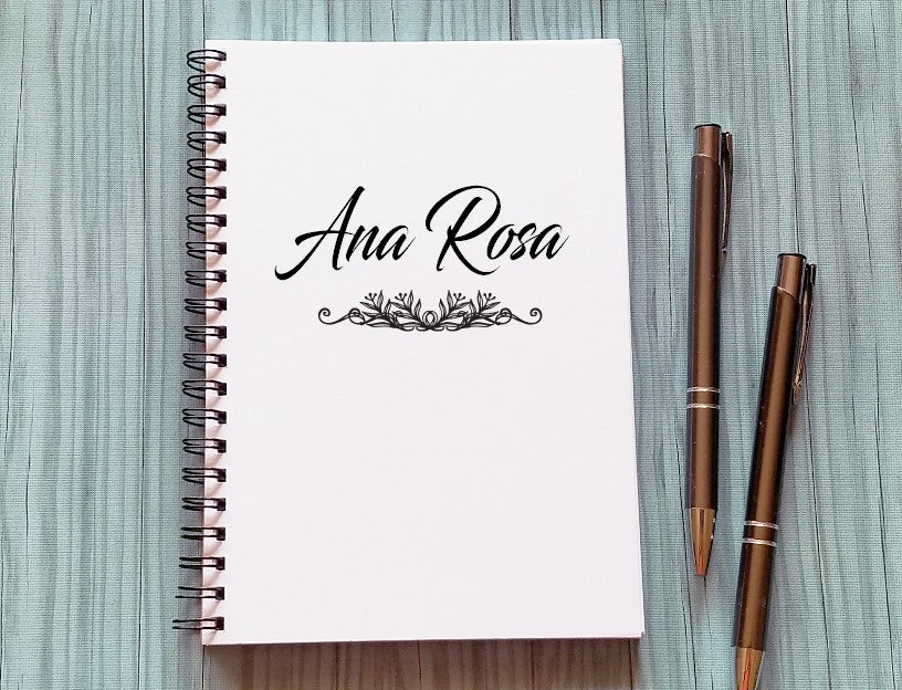 Personalized Journal with Name (Laurels)