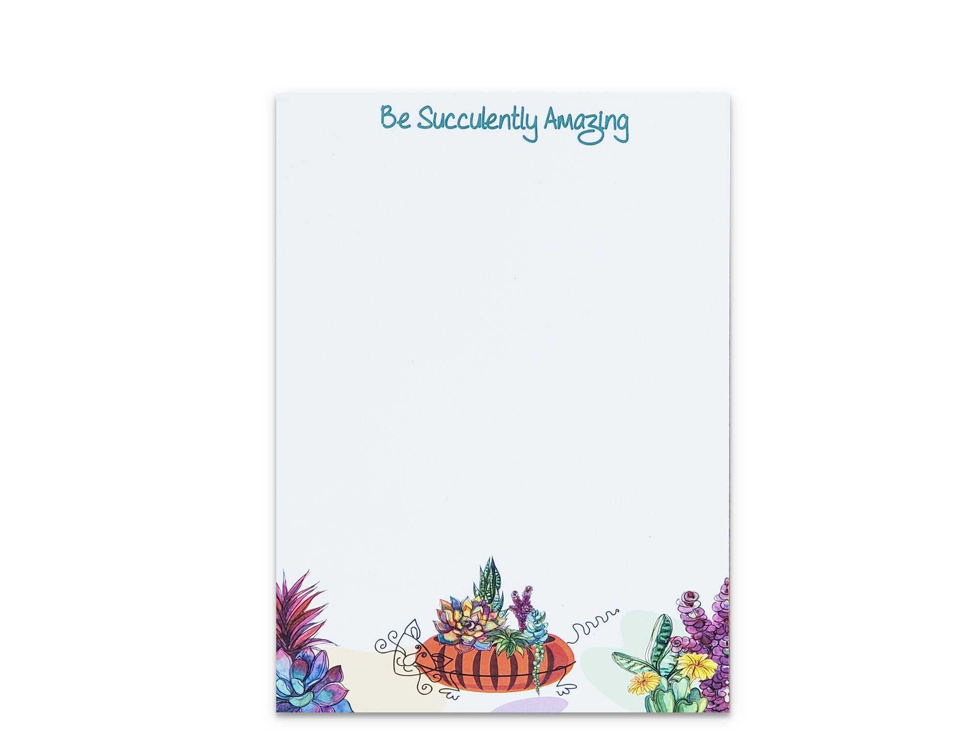 Be Succulently Amazing (CAT LOVER) Notepad
