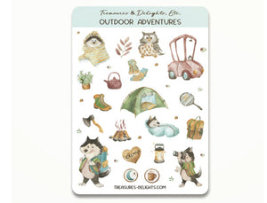 Outdoor Adventures Sticker Sheet