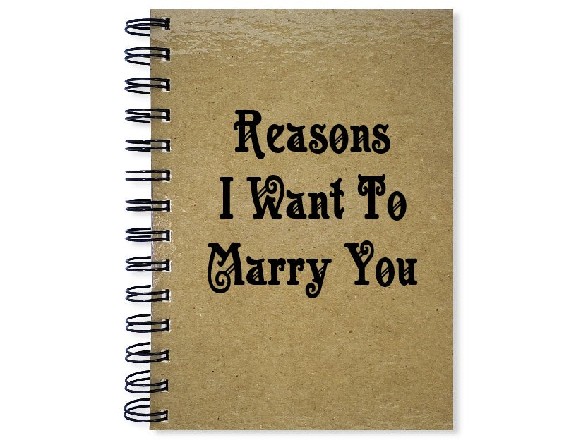 Reasons I Want to Marry You Journal
