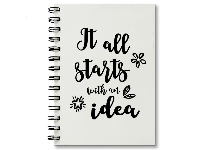 Starts With an Idea II Notebook