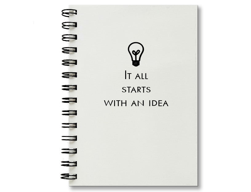 Starts With an Idea Notebook